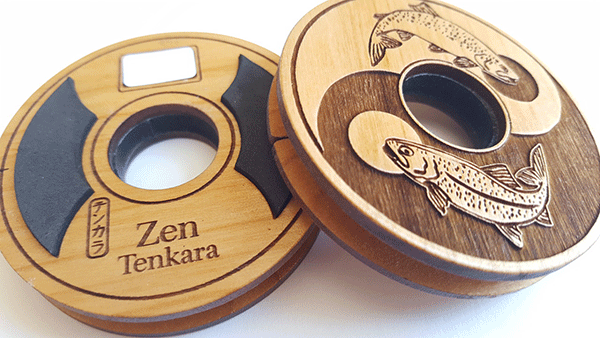 Zen Tenkara Line Holder, Handcrafted Wood - Zen Tenkara